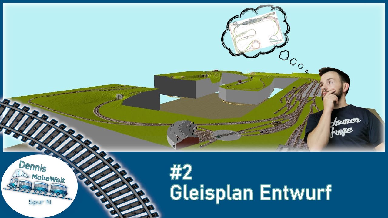 #2 Gleisplan Entwurf - Dennis MobaWelt