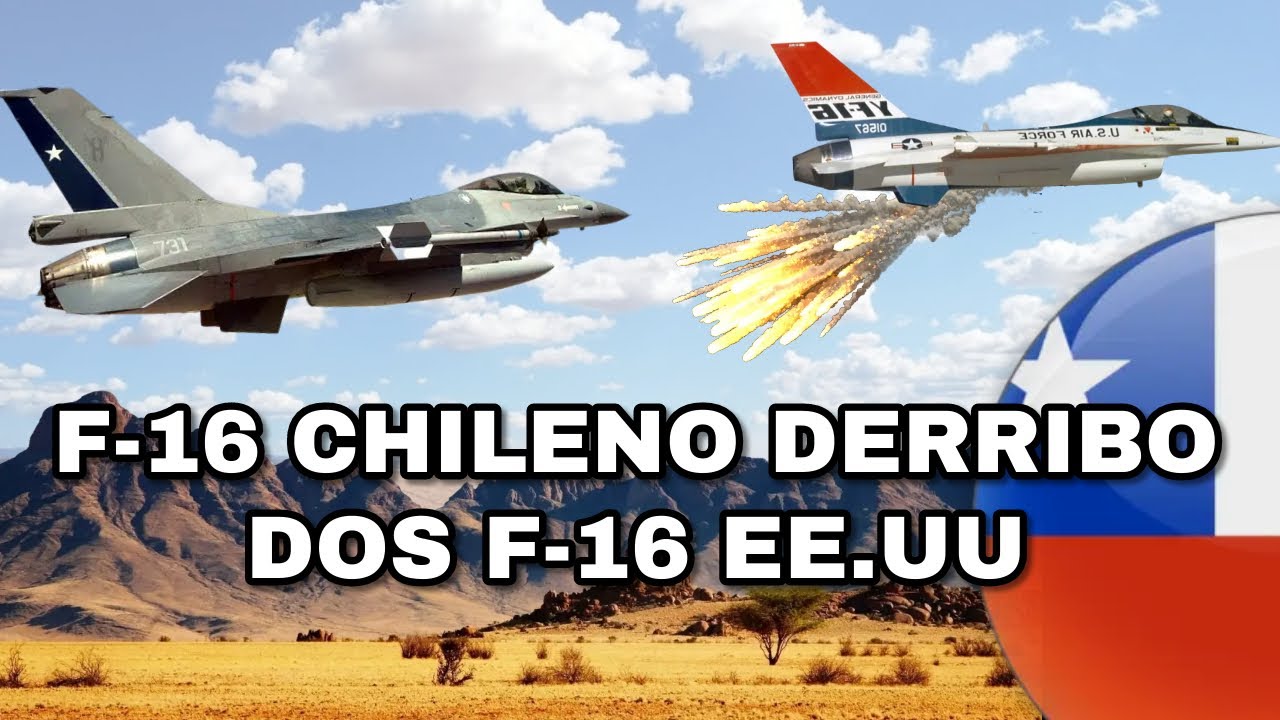 CHILE DERRIBÓ DOS F-16 de EE.UU en un Simulación