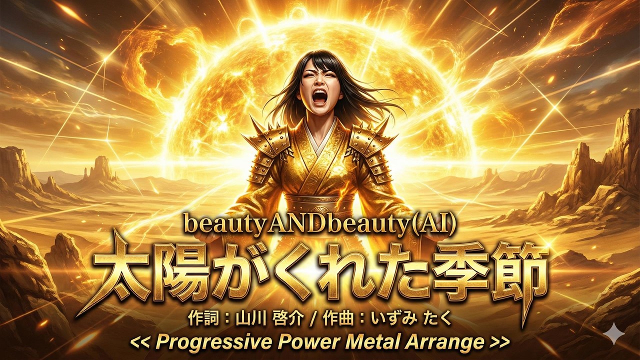 【劇的疾走】太陽がくれた季節を「プログレ・パワーメタル」で爆速アレンジしてみた [Progressive Power Metal Cover]