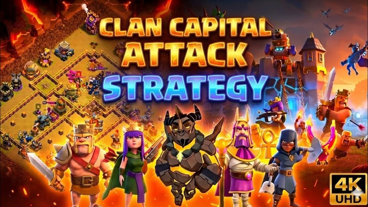 Coc |Clan capital attack strategy| Clash of clans |#clashofclans #clashroyale #gaming @MagicElite07 