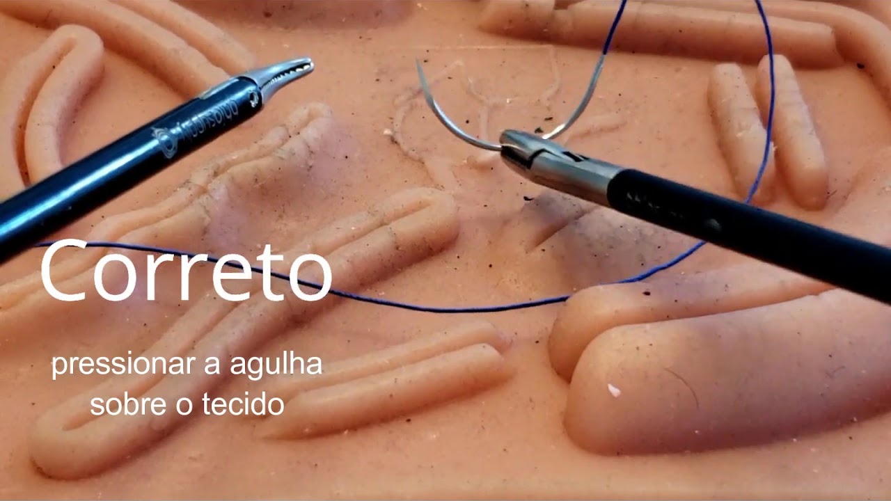 Posicionar a agulha