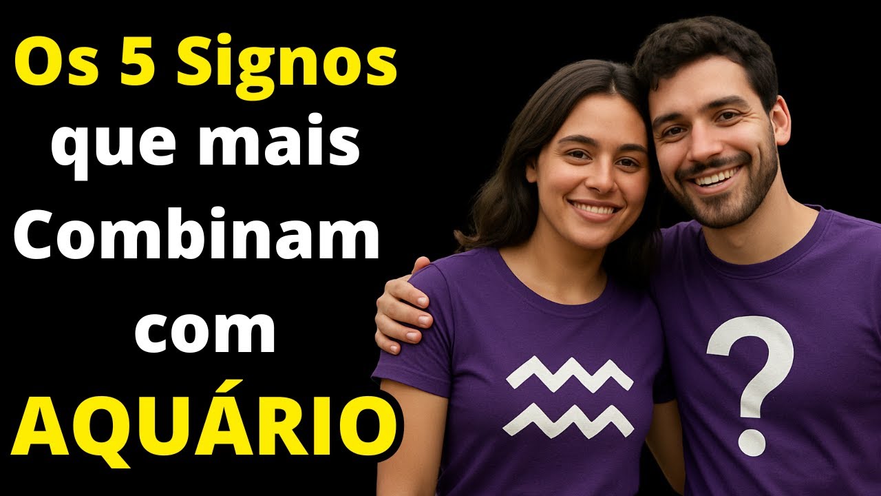 Qual signo combina com aqu&aacute;rio?