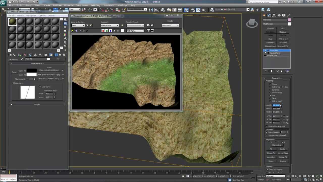 Terreno con Vertex Paint en 3ds Max Tutorial