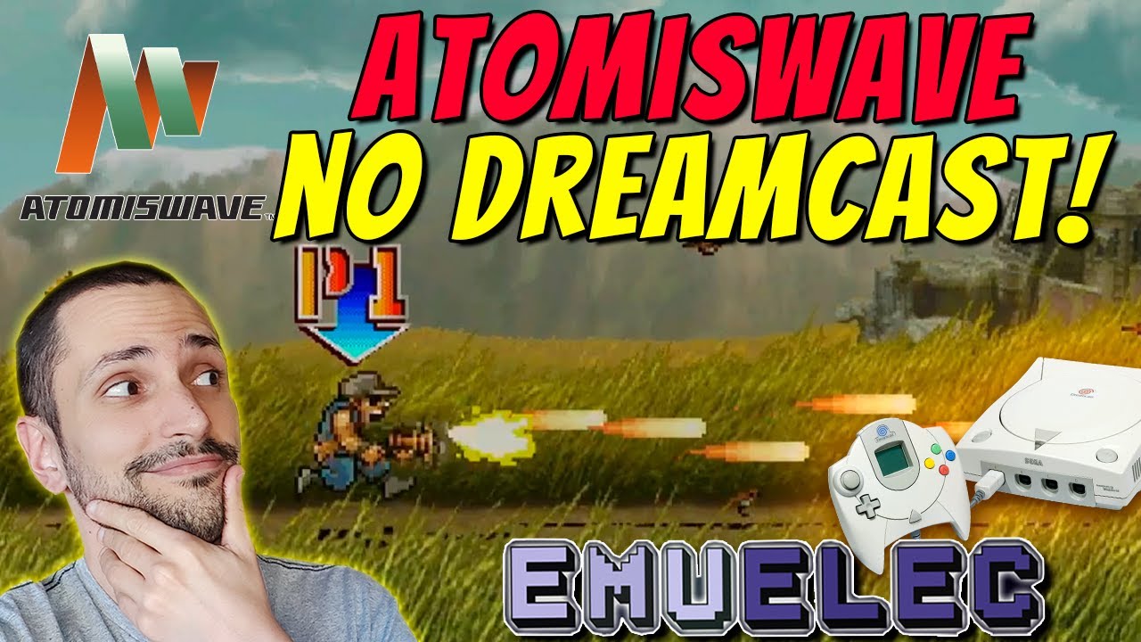 Jogos de Atomiswave no Dreamcast: teste com Metal Slug 6 e King of Fighters XI no Emuelec-Retroarch!