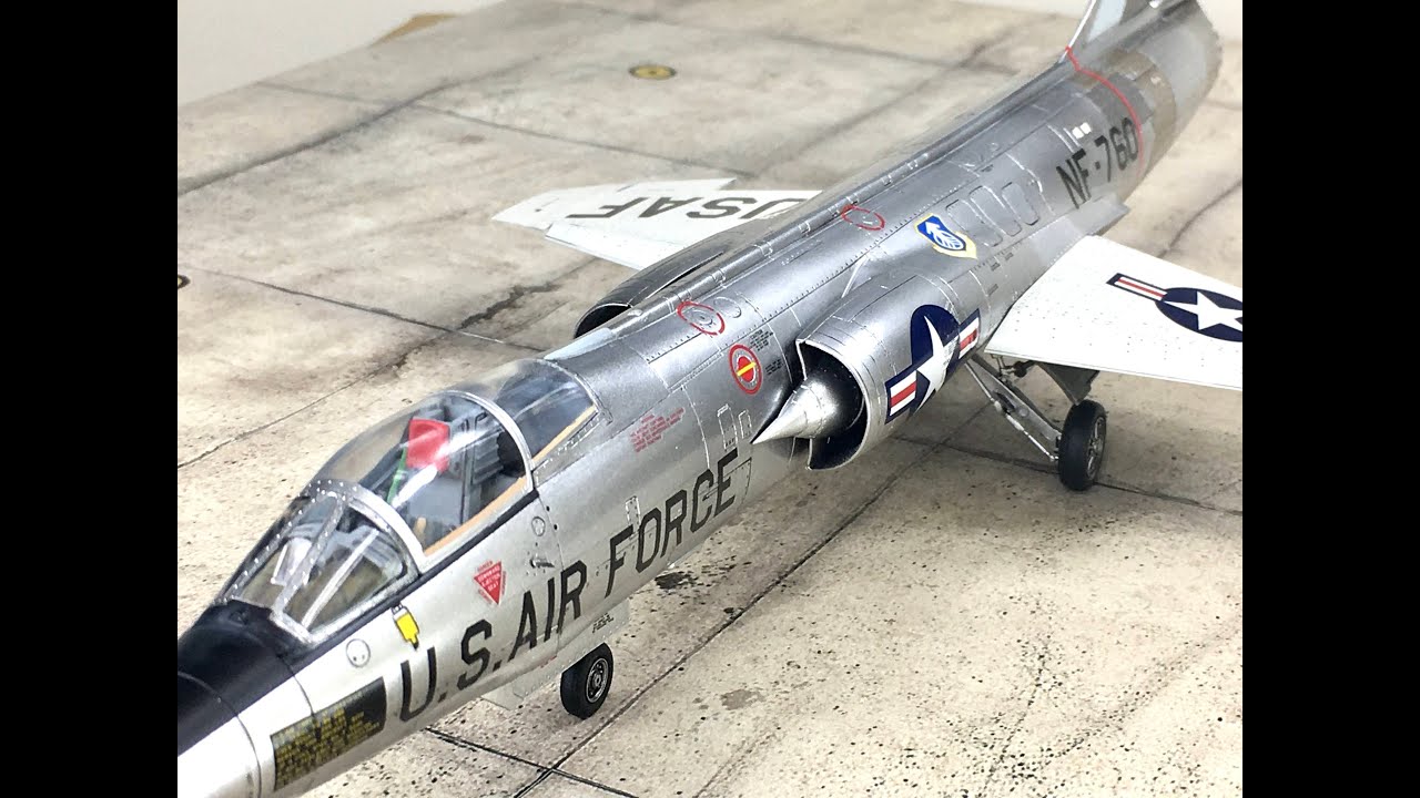 1/48 U.S. AIR Force NF-104A for Hasegawa 1/48 F-104J kit
