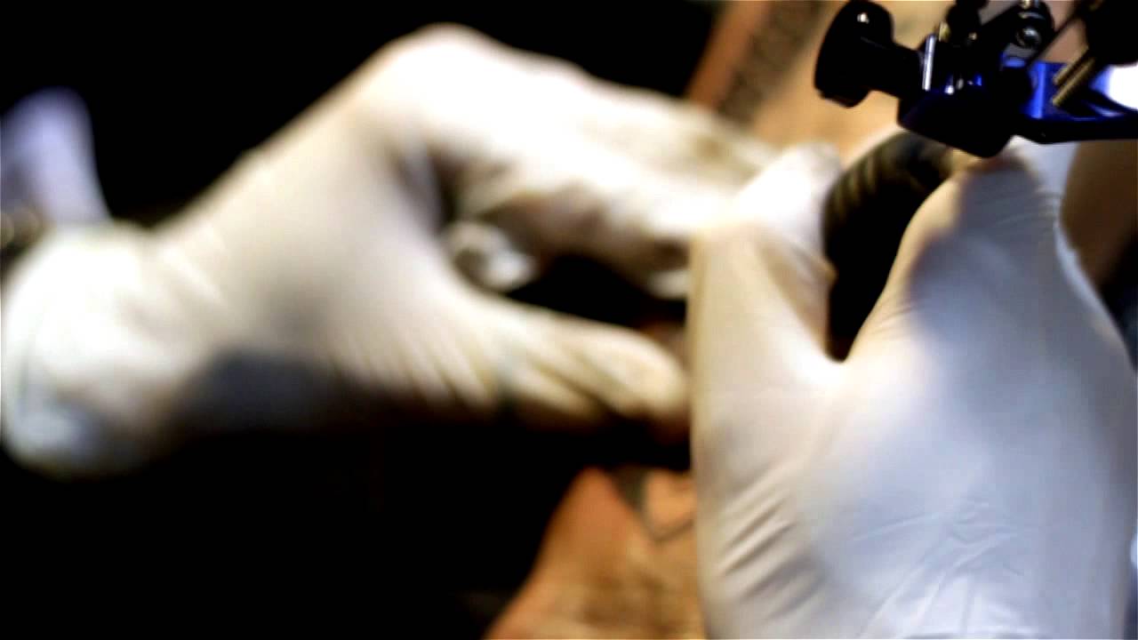 D. K Tattoo Rzeszów Owl in progress