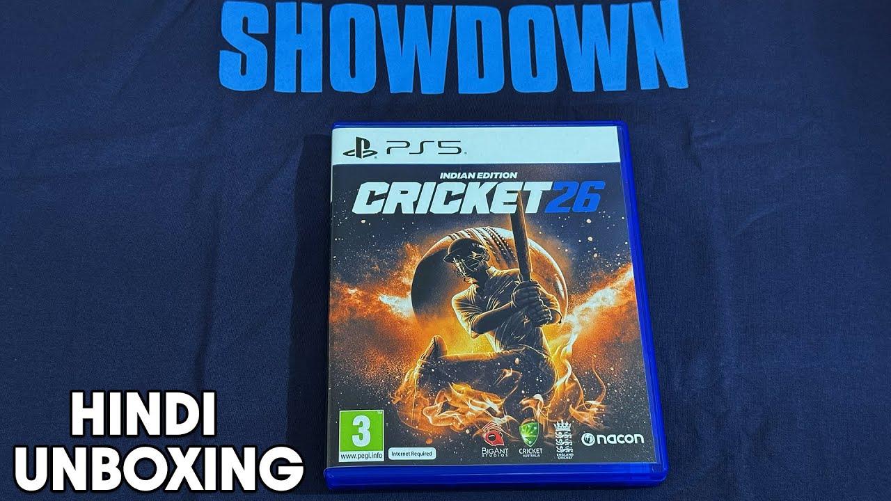 CRICKET 26 (PS5 PRO) & Shirt Unboxing in HINDI