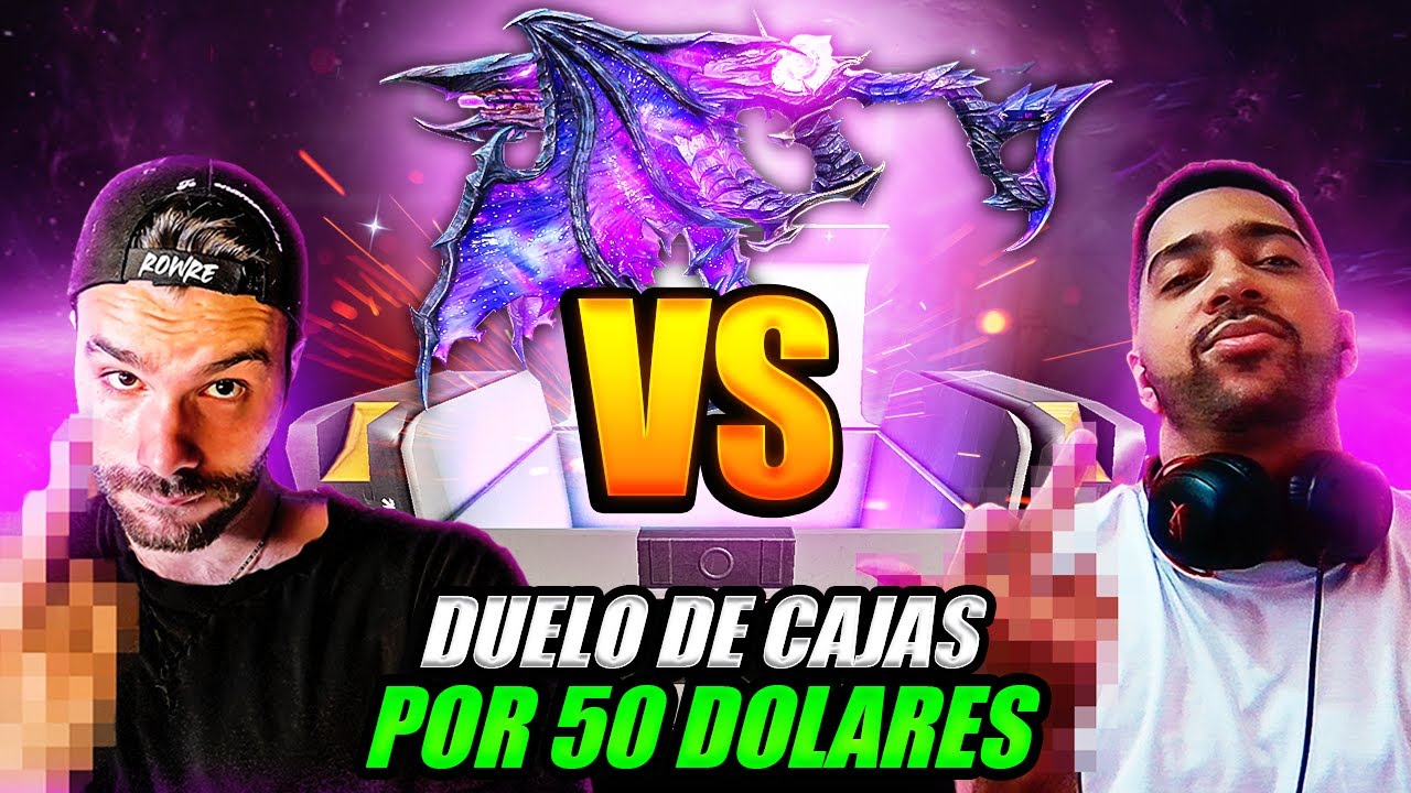 ROWRE VS PICOWOLD DUELO DE CAJAS POR 50 DOLARES CONSIGUIENDO LA NUEVA VECTOR ETERNA!!