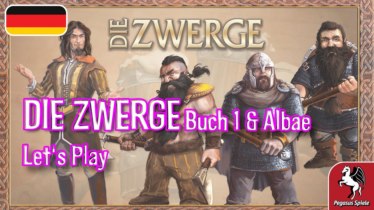 DIE ZWERGE | Let's Play | Buch 1 & Albae Erweiterung |DE| Pegasus Spiele