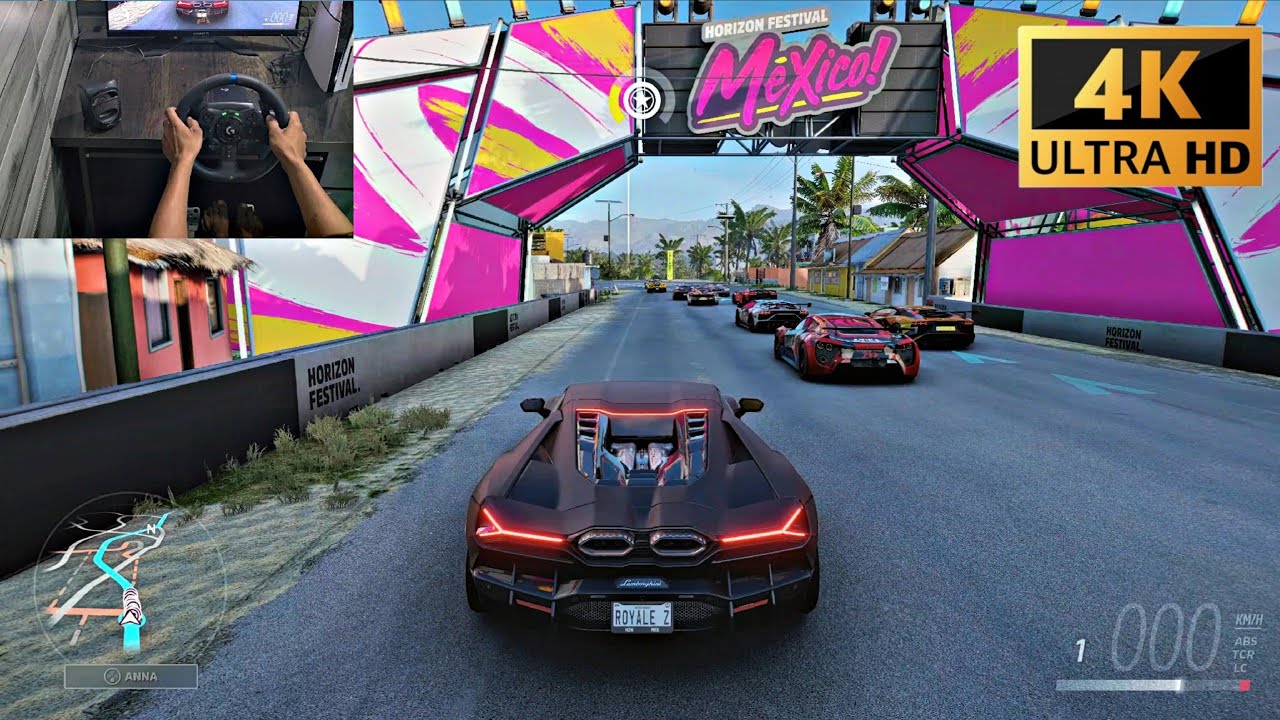 1250HP Lamborghini Revuelto - Forza Horizon 5 | Logitech g923 Stering Wheel Gameplay 