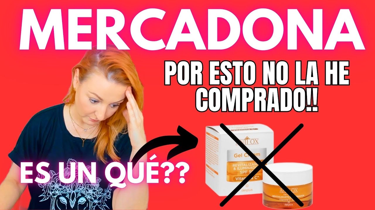 NOVEDAD MERCADONA CREMA VITAMINA C PARA PIEL MADURA