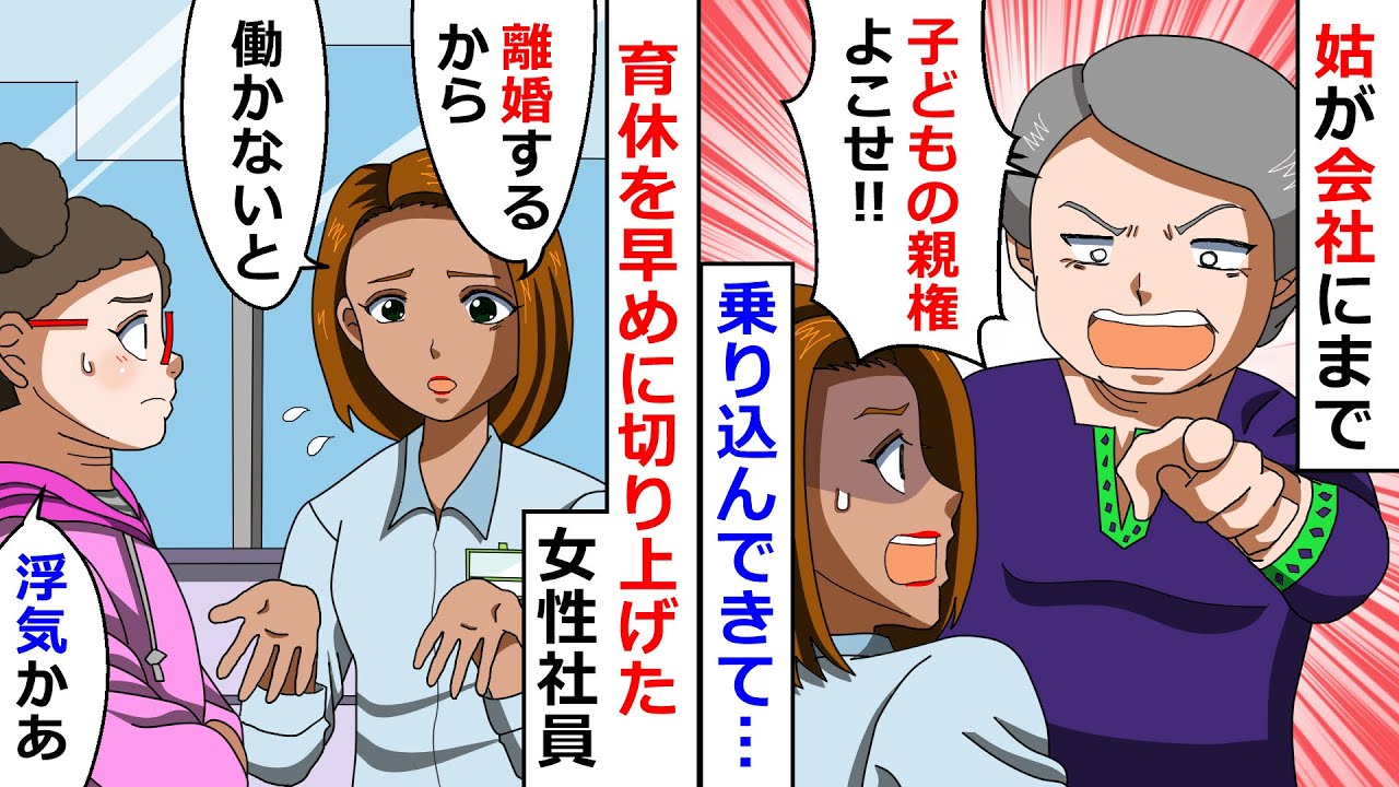 【再放送】産後すぐに離婚を決めて職場復帰した同僚が赤ちゃんのことを忘れたように残業しまくり→大丈夫なのかと思っていたら職場に同僚の姑が突撃してきて…【LINEスカッと】