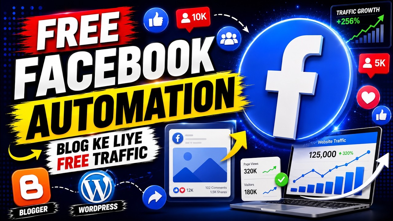 Facebook Automation Free Setup 2026, Get Free Traffic to Your Blog on Autopilot