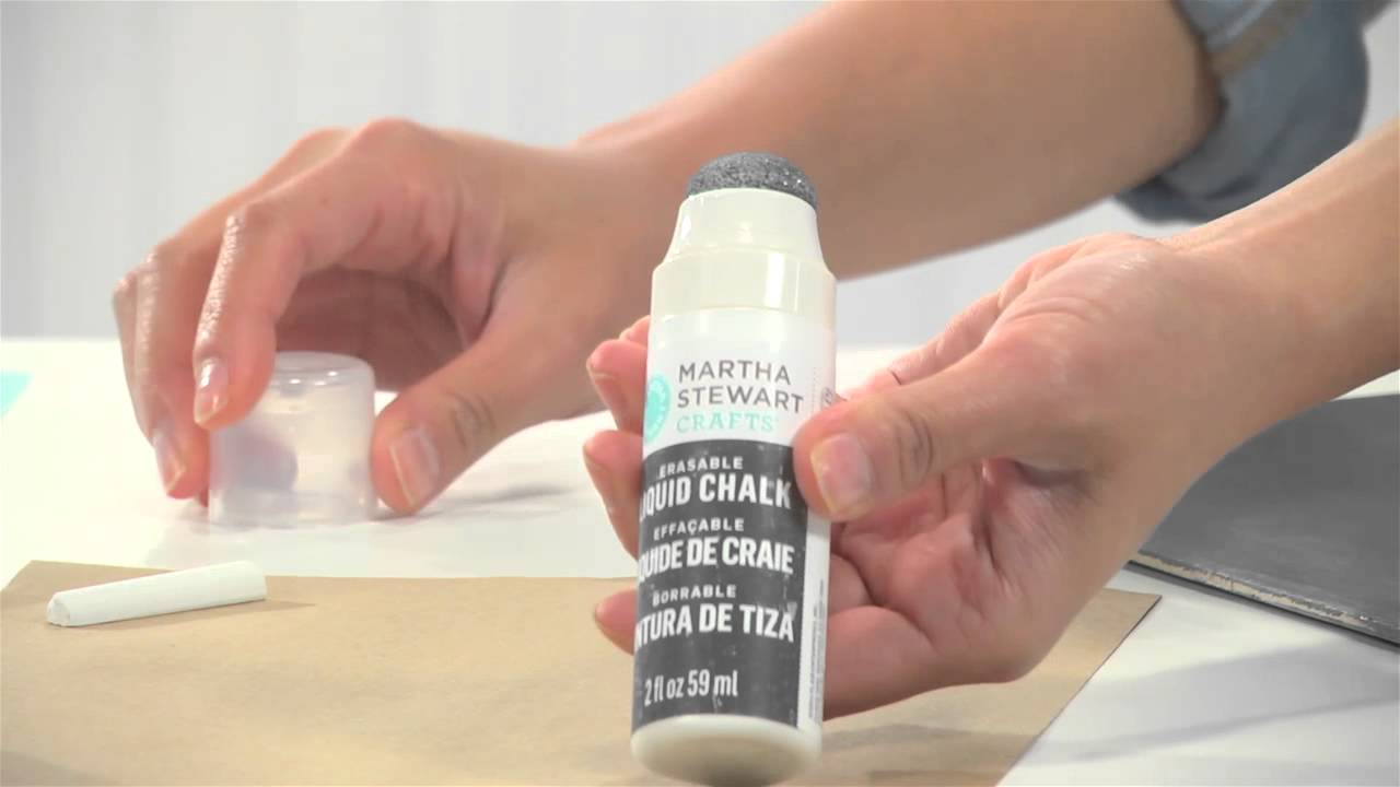 How To Create Chalkboard Art With Martha Stewart Crafts® Chalkboard Paint