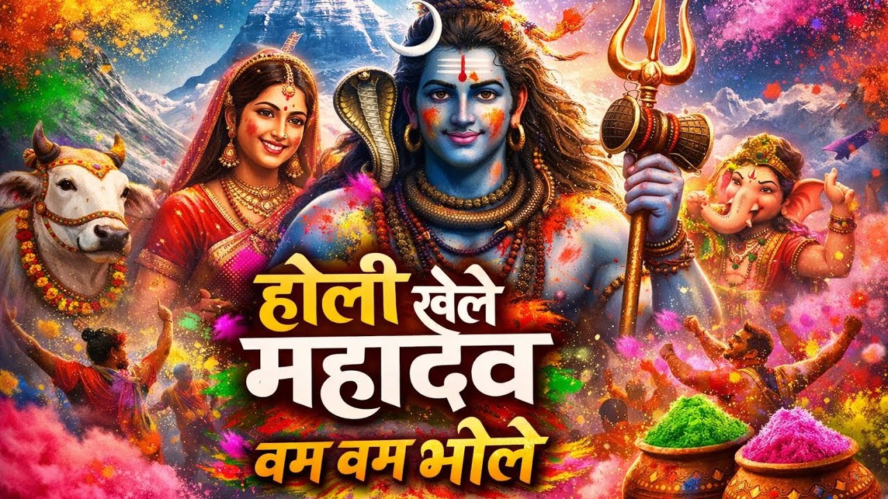 Holi Khele Mahadev | Bholenath Holi Song 2026 | Har Har Mahadev | Shiv Bhakti Holi Song