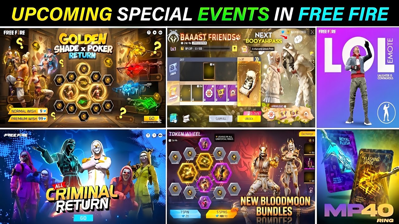 Upcoming Event in Free Fire 🥳 In Telugu l Criminal Bundle Return 🤩 l Free Fire New Event l FF Event