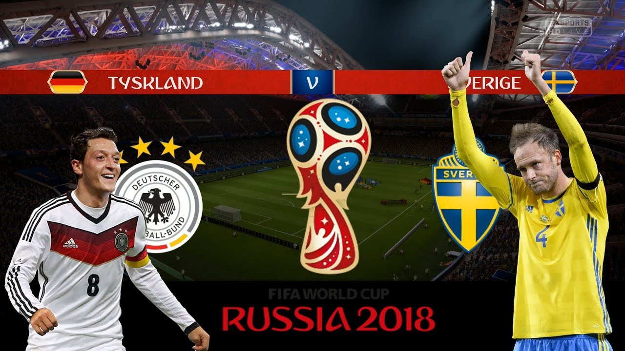 TYSKLAND vs SVERIGE | VM 2018 i Ryssland | Simulerad i FIFA 18