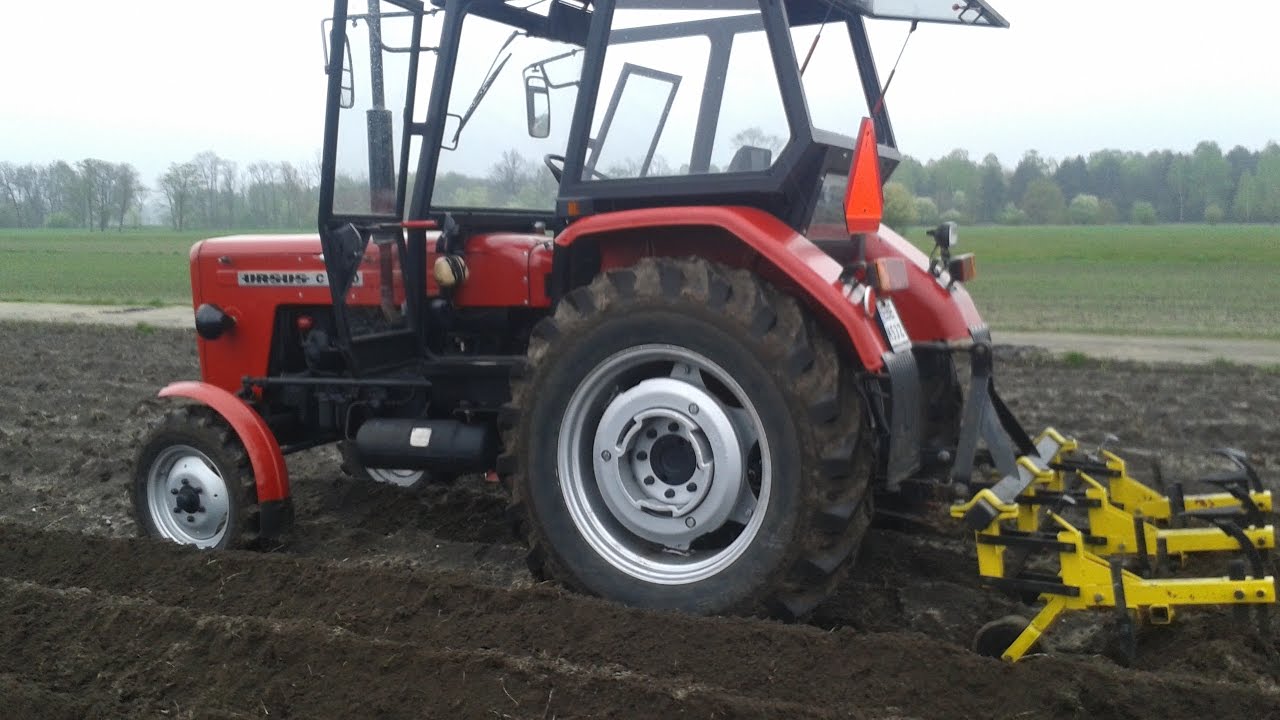 Obsypywanie ziemniaków 2017# Ursus c-360 & obsypnik 3#AgroRol Ursus :-)