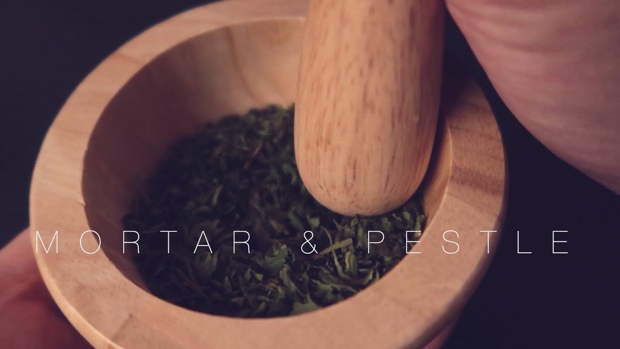 ASMR Mortar and Pestle 5 Triggers (No Talking)