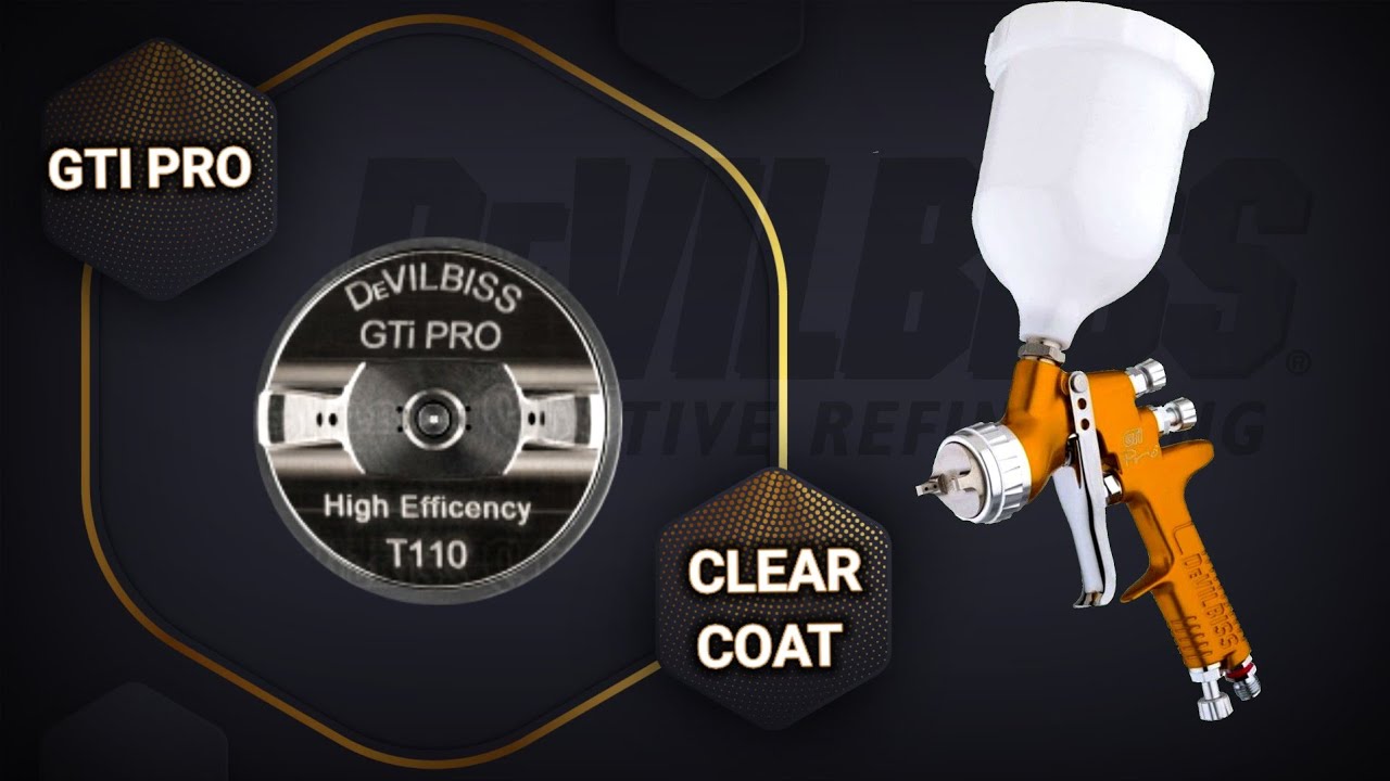 if you want a flat finish try the T110 air cap