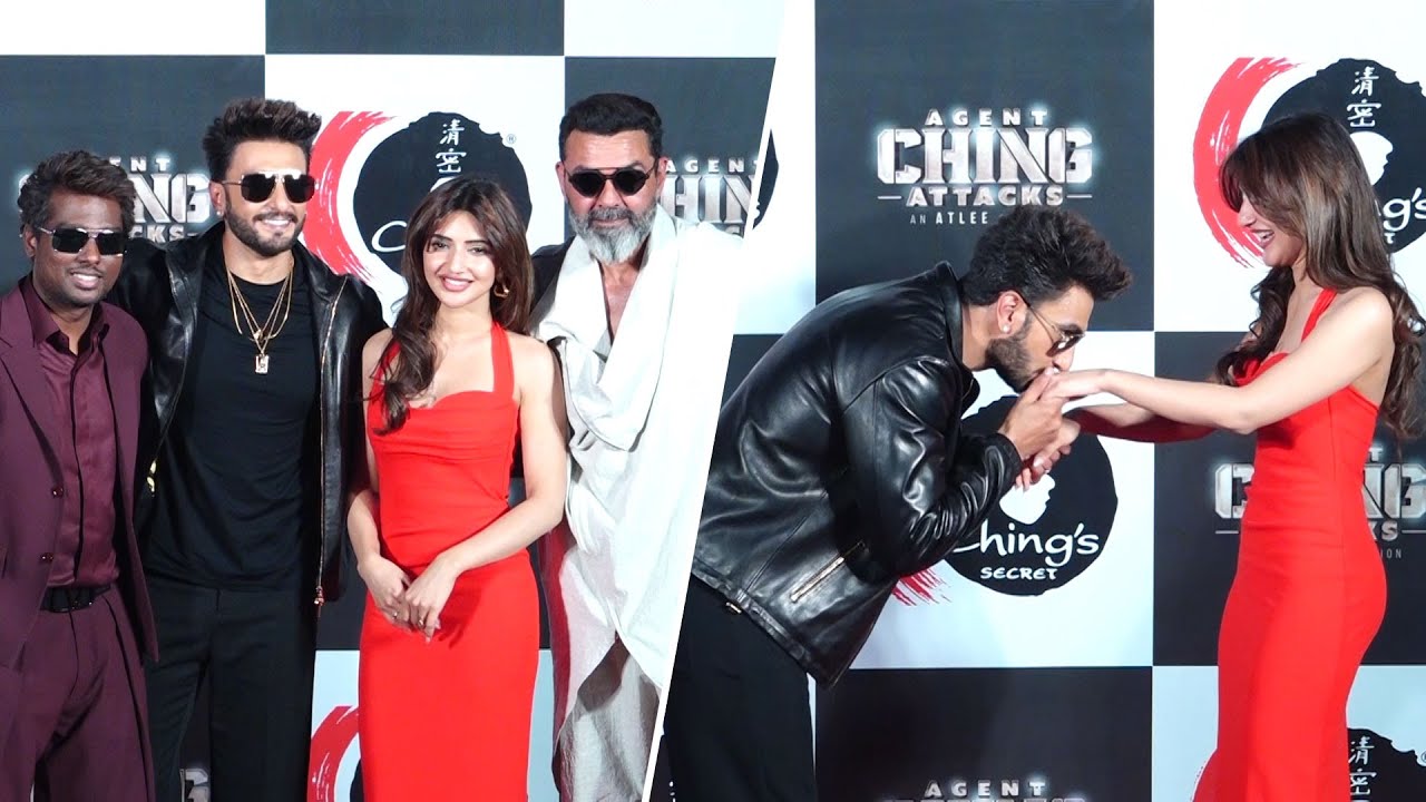 Ranveer Singh, Sreeleela, Bobby Deol and Atlee Attends The Event Of Ching's Secret