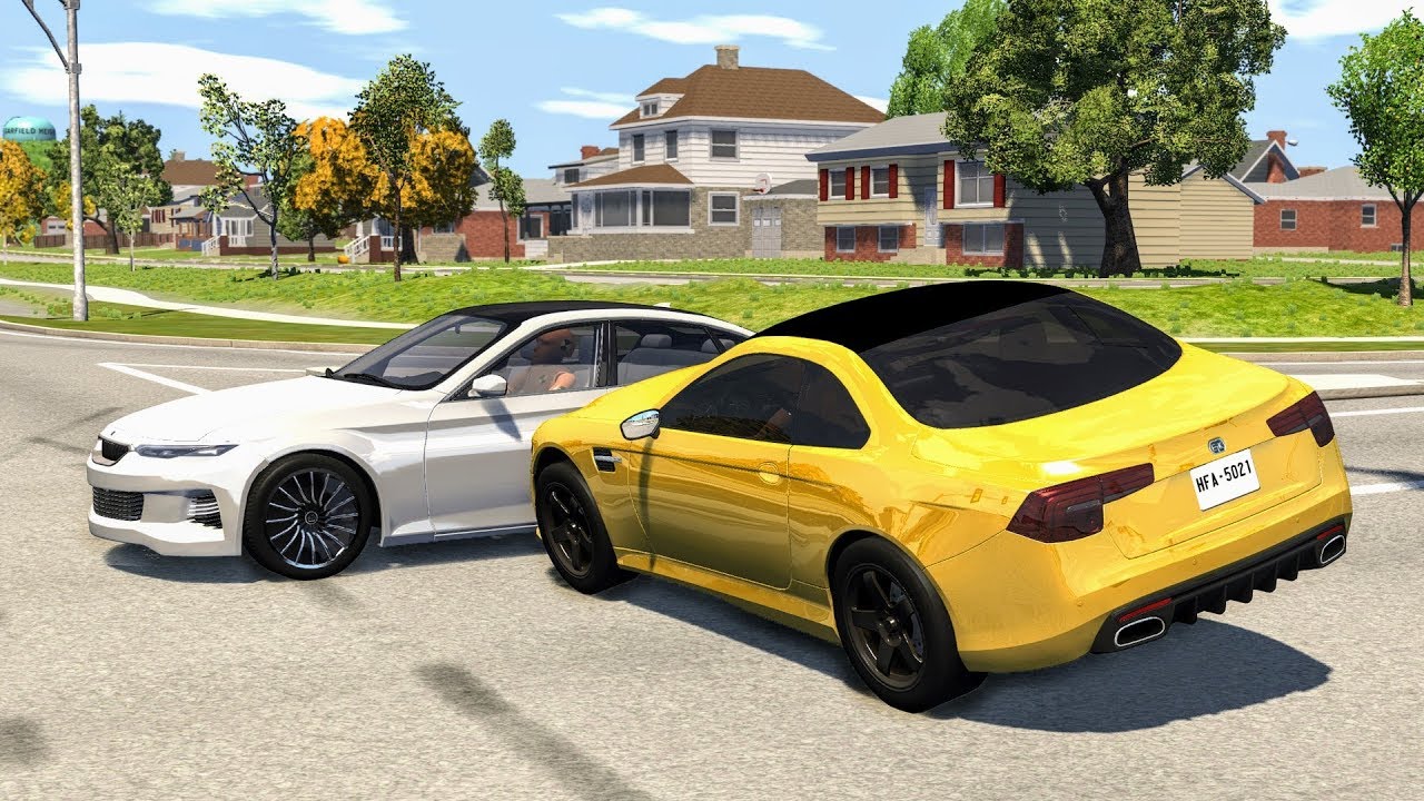 Realistic Crashes #1 (Normal / Low Speed) - BeamNG Drive | CrashBoomPunk