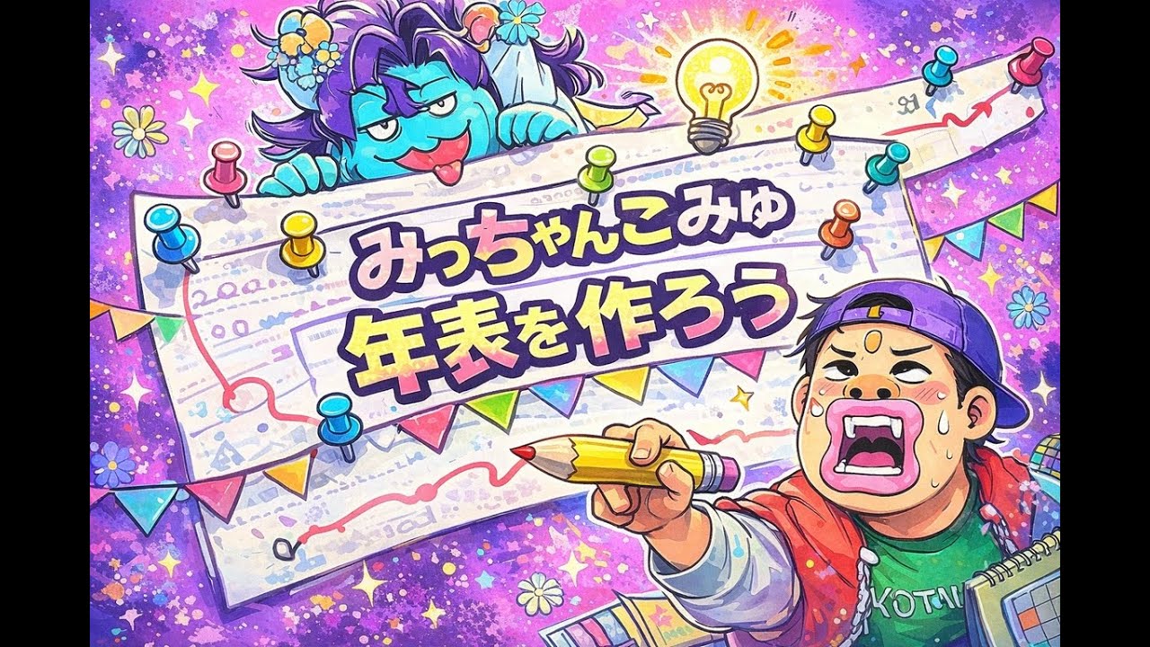 みっちゃんこみゅの年表を作ろう第2回【歴史の証人、集まってください】