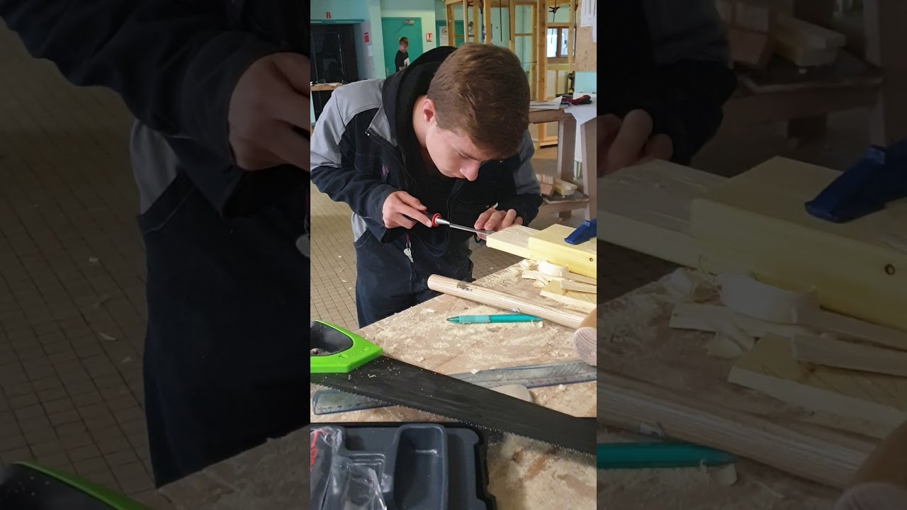 Apprentissage cap constructeur bois de 15 à 18 ans.