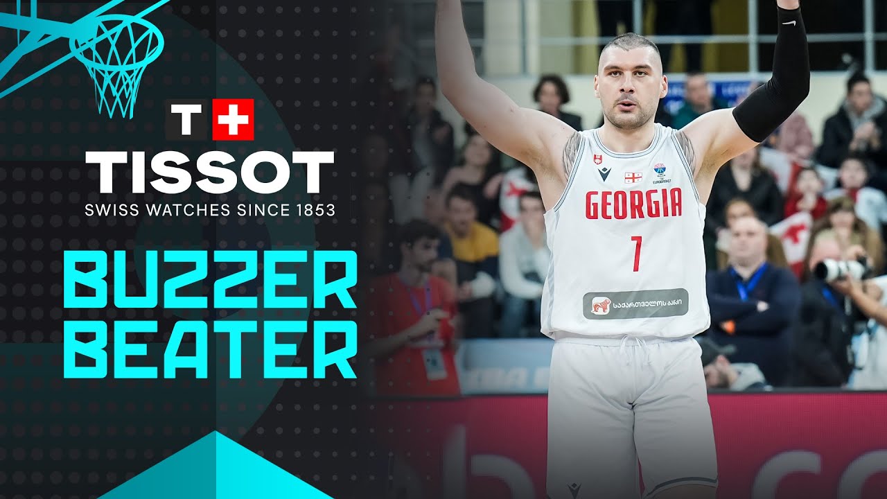 Beka Burjanadze | 🚨 TISSOT Buzzer Beater | Georgia v Finland | FIBA EuroBasket 2025 Qualifiers