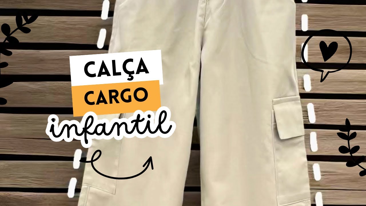 CALÇA CARGO INFANTIL