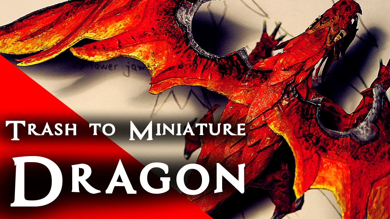 Crafting a Red Dragon Miniature for D&D