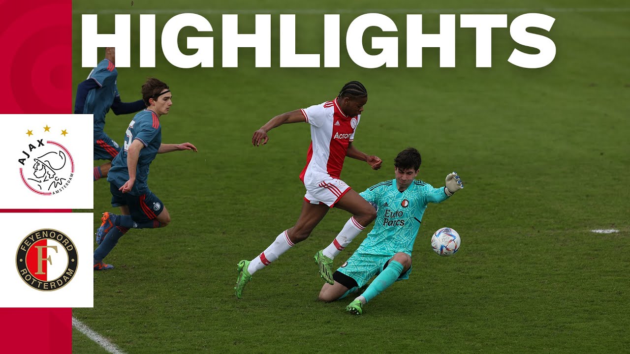 Mini-Klassieker is ours ❌❌❌ | Highlights Ajax O17 - Feyenoord O17