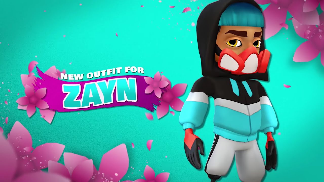 SUBWAY SURFERS  VANCOUVER PINK  2022 ZAYN STEATH BASS BLASTER #109