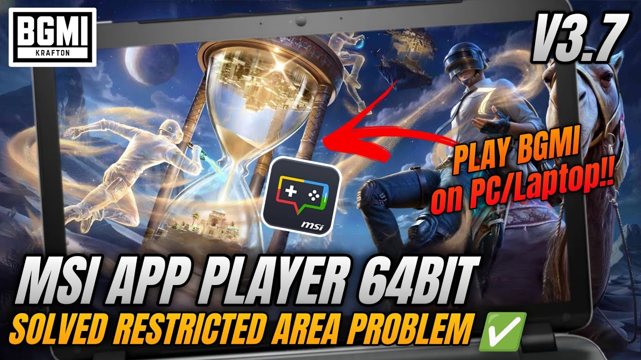 How To Play BGMI on Emulator | Msi App Player Pie 64bit Latest Update ✅ BGMI 3.7 | Vormir Gaming