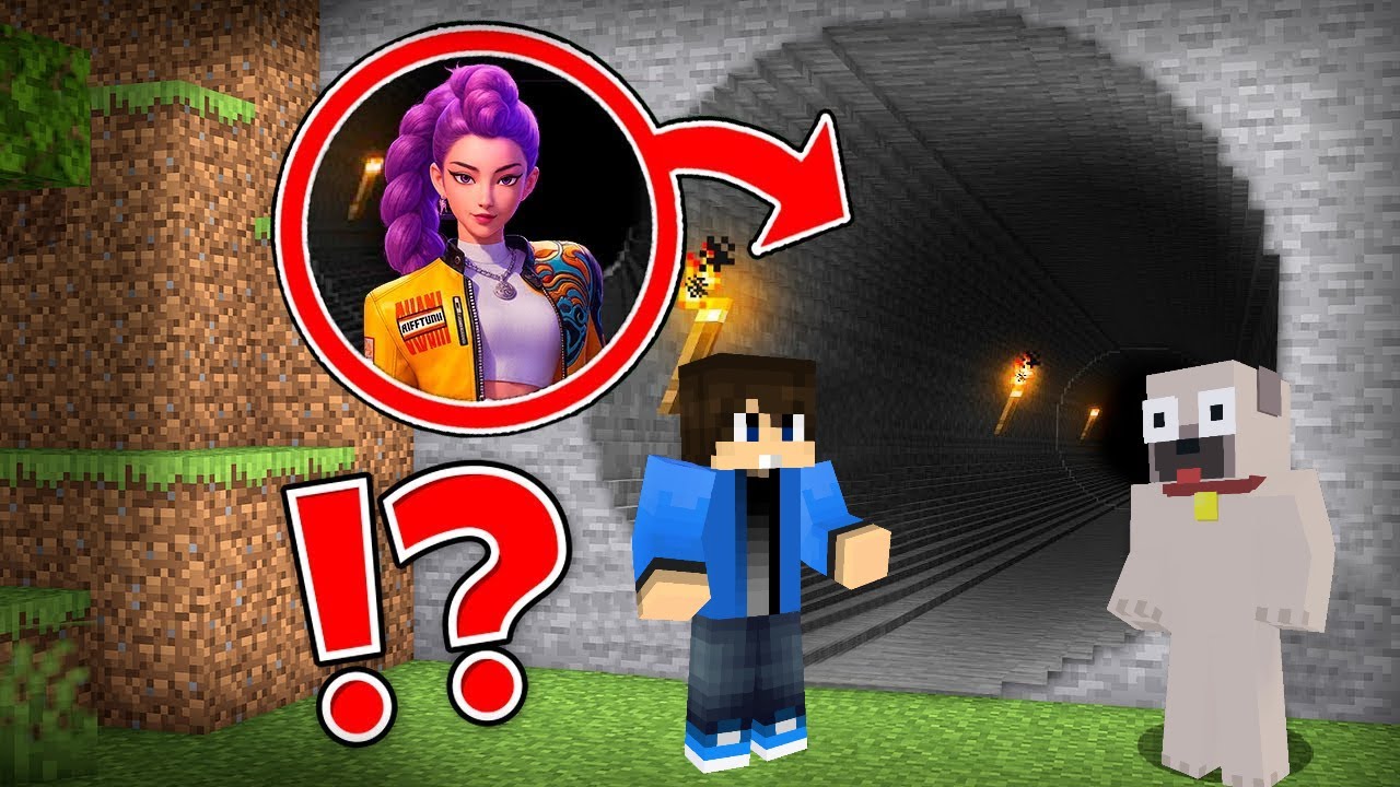 LEGHOSSZABB IJESZTŐ KPOP DÉMON VADÁSZOK ALAGÚT A MINECRAFTBAN!