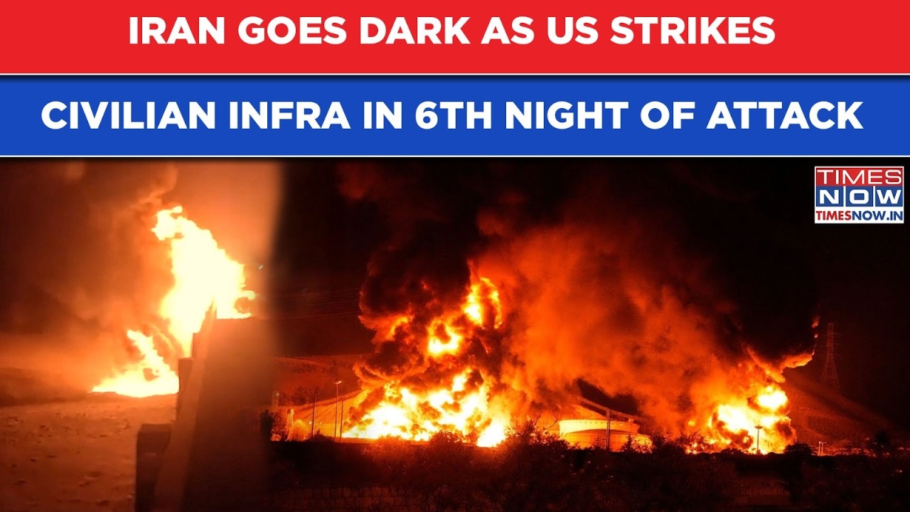 Iran Goes Dark After Power Outage As US Strikes Civilian Infra In 6th Straight Night Of Fatal Attack