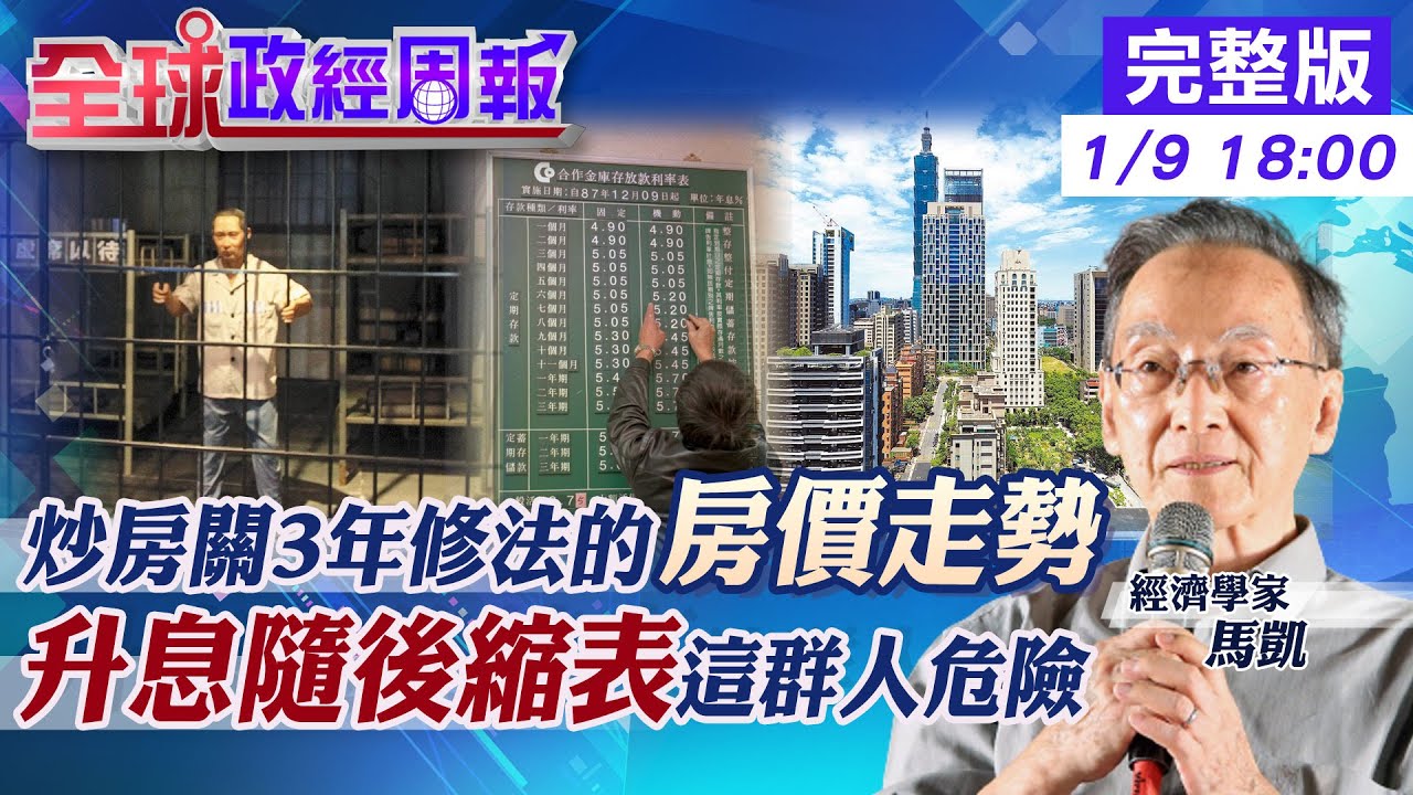 【全球政經周報】聯準會轉鷹「升息隨後縮表」!連央行都示警