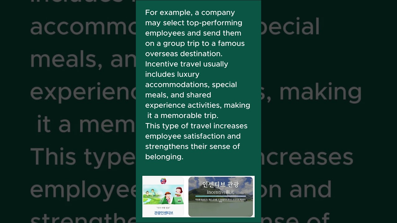 Question 128. What is incentive travel?