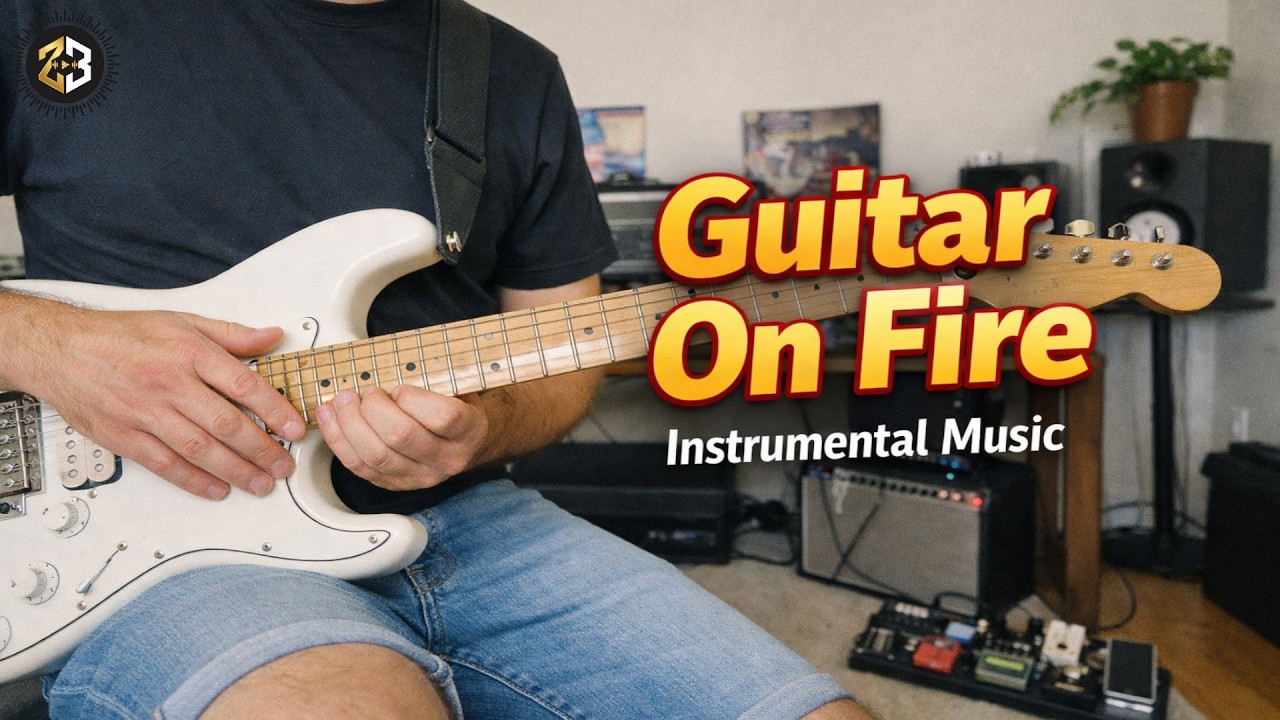 Guitar On Fire 🔥 High Energy Funk Disco Instrumental | Groovy Electric Guitar Dance Music 2026