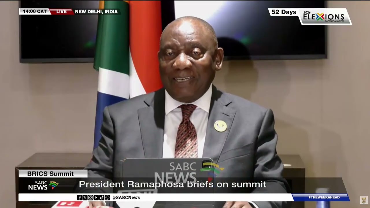 18th BRICS Summit | President Ramaphosa briefs media on Country Statement at BRICS Leaders session