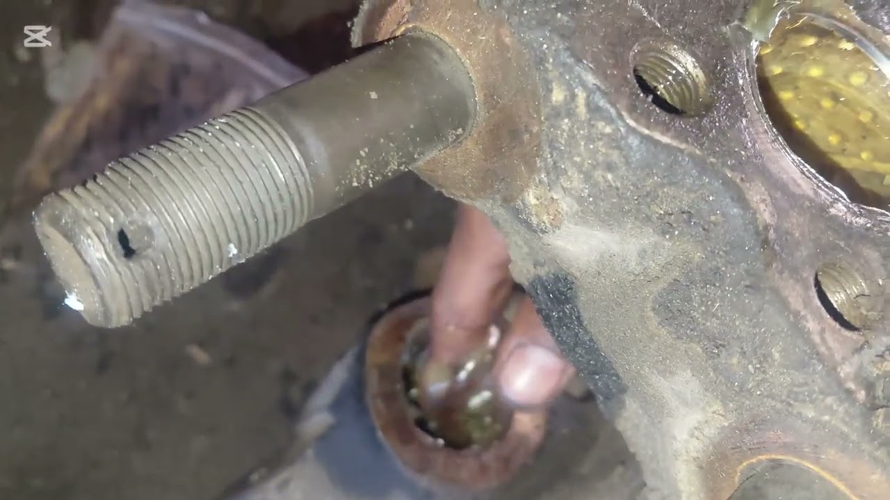|| HOW TO CHANGE || SUNWIN BUS | 🚌 | DIESEL ENGINE || MODEL 2015 || KING PIN || FRONT || WHEEL ///
