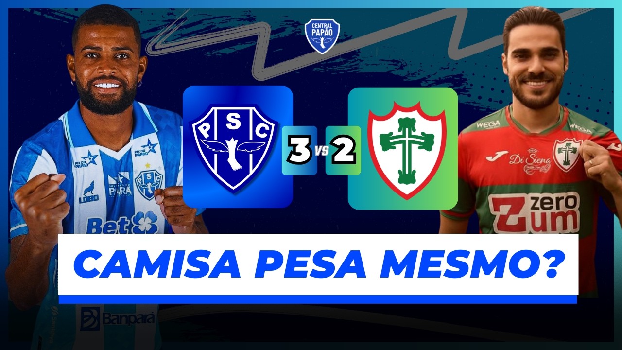 EM 2 MINUTOS! Paysandu prova que é TIME COPEIRO e elimina a Portuguesa! I CENTRAL PAPÃO