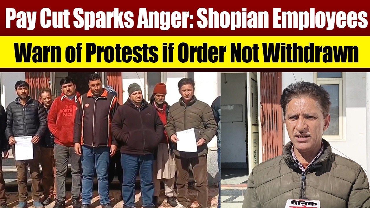 Shopian Non-Gazetted Employees Urge LG & CM to Revoke Pay Deduction Immediately