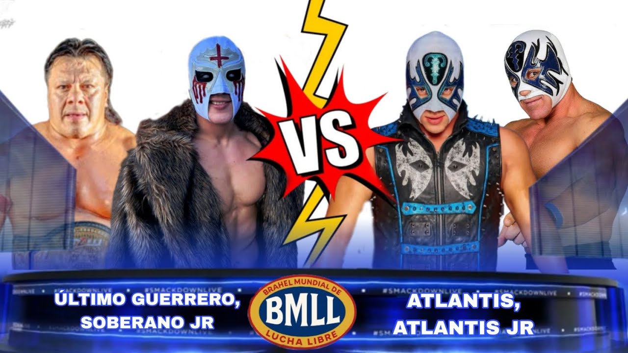 ÚLTIMO GUERRERO, SOBERANO JR VS ATLANTIS, ATLANTIS JR// FANTÁSTICAMANIA