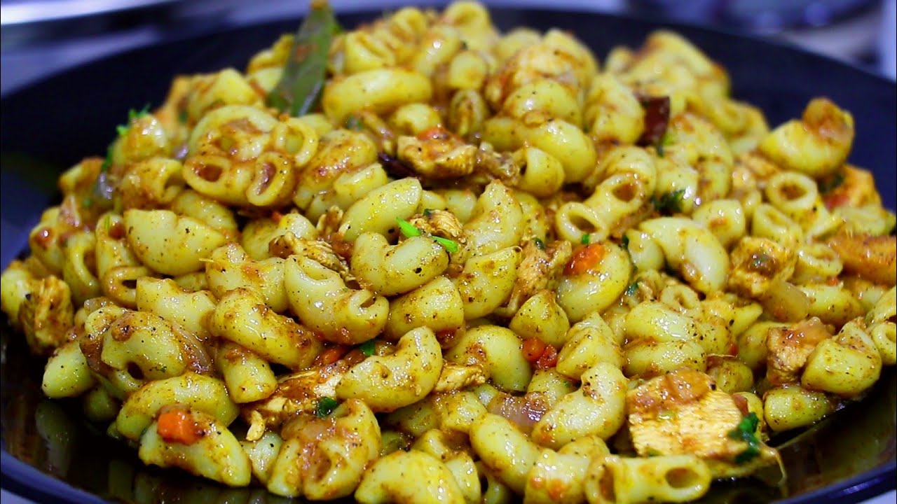 This macaroni has a different taste. It's amazing when made like this/Special masala macaroni