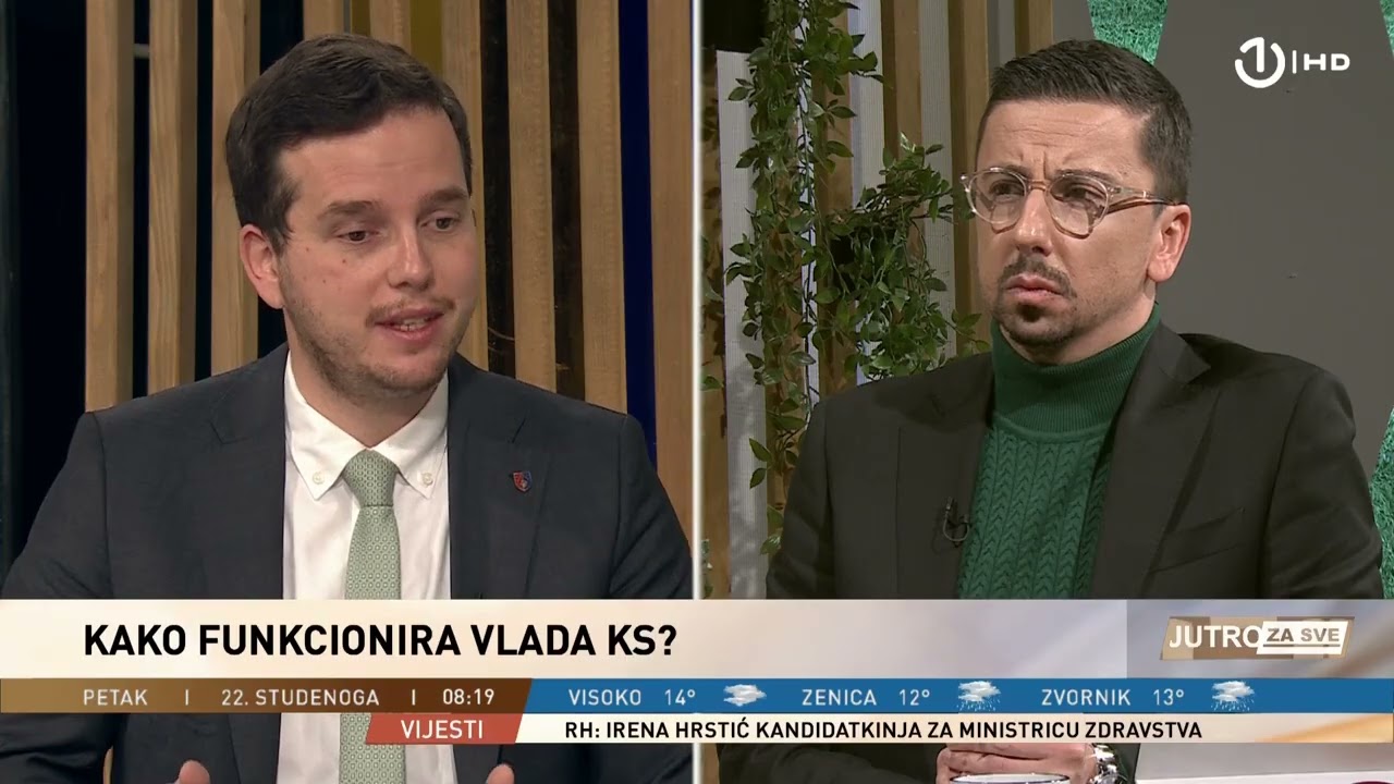 Nihad Uk, premijer Kantona Sarajevo u Jutru za sve BHRT-a