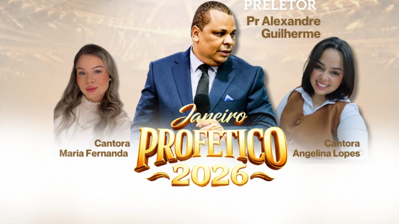 2° dia do Janeiro profetico 10/01/2026  
Preletor Pr Alexandre Guilherme  

Pastor Local Pr Leandro