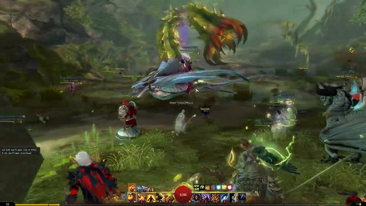 Guild Wars 2: Path of Fire World Boss Event - Wurm Battle (Bloodtide Coast)