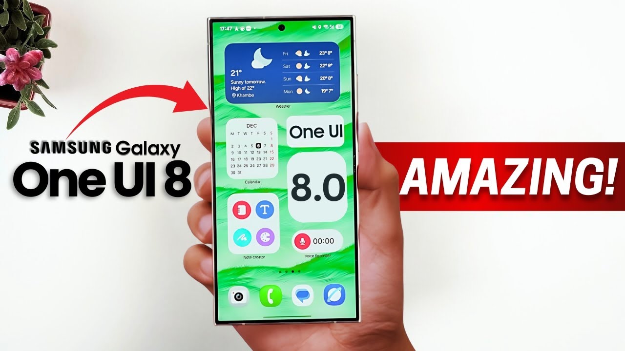 Samsung One UI 8.0 Android 16 — ВЫГЛЯДИТ ПОТРЯСАЮЩЕ!