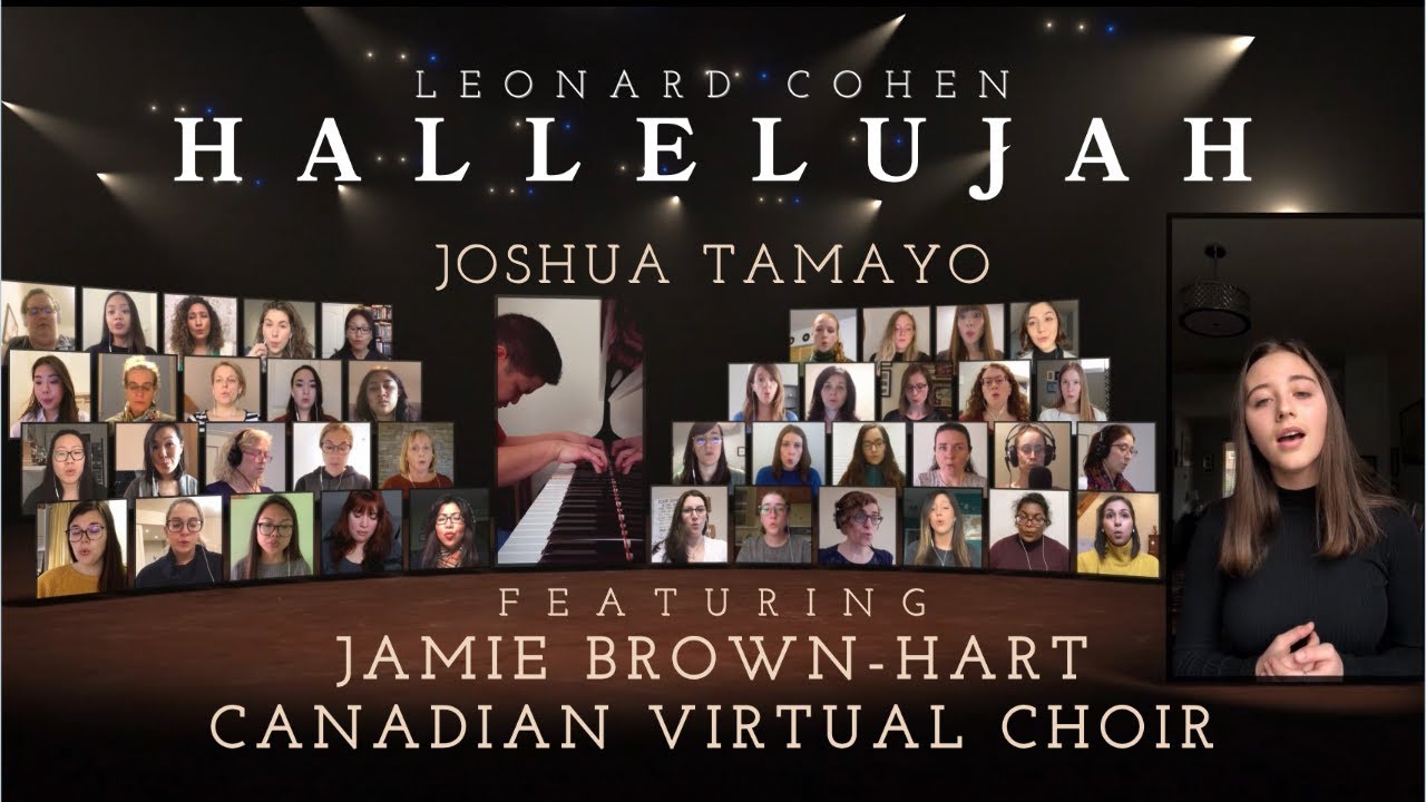 HALLELUJAH (Leonard Cohen) - Jamie Brown-Hart & Canadian Virtual Choir